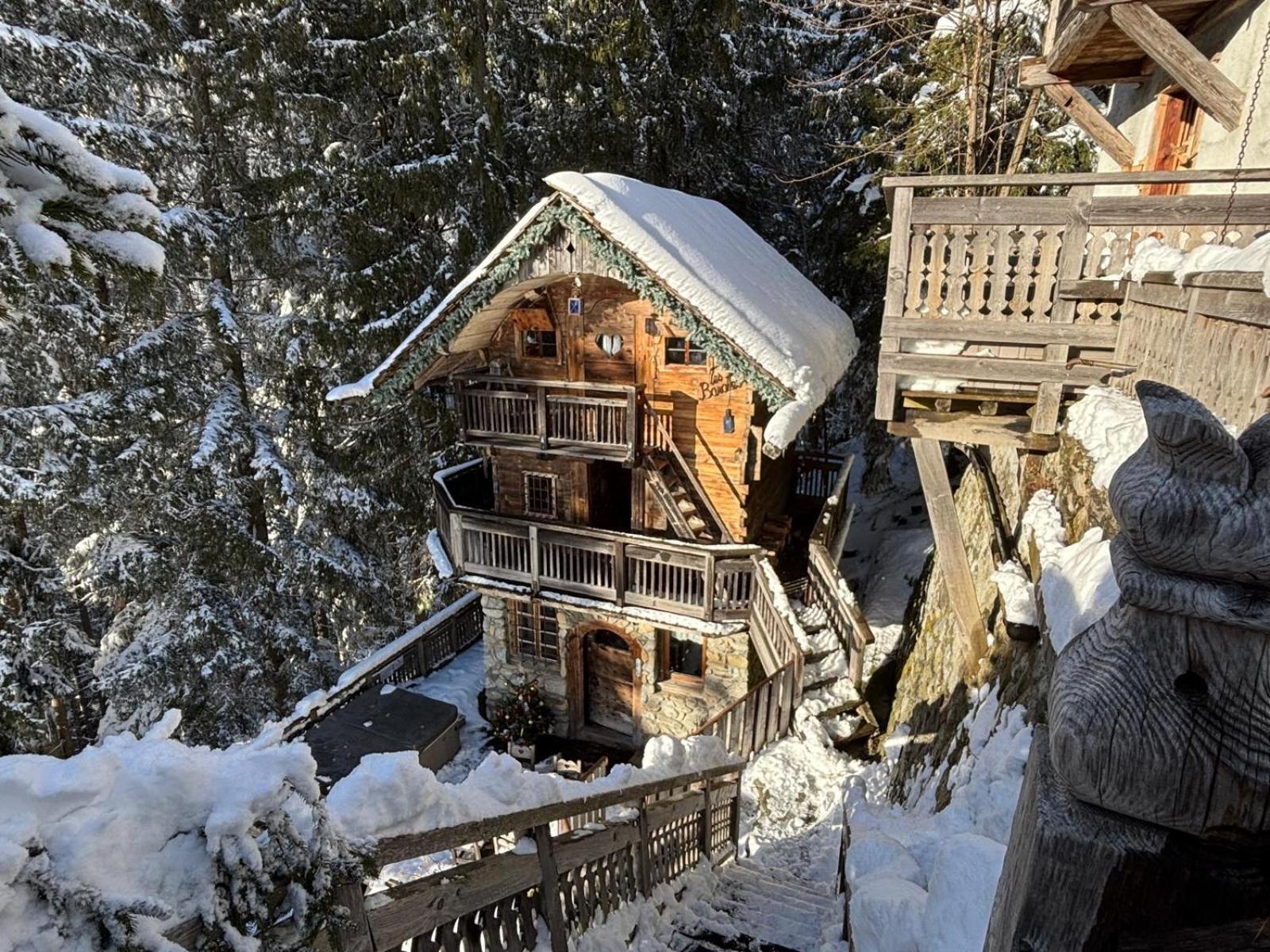 Hotel Les Chalets De Philippe Avec Jacuzzis Privatifs Chamonix Exterior photo